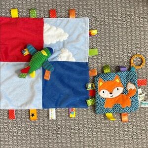 Colorful Baby Sensory Blanket and baby toy set